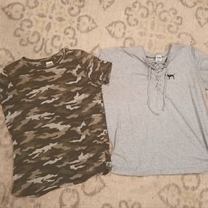 Vs pink tshirt bundle medium